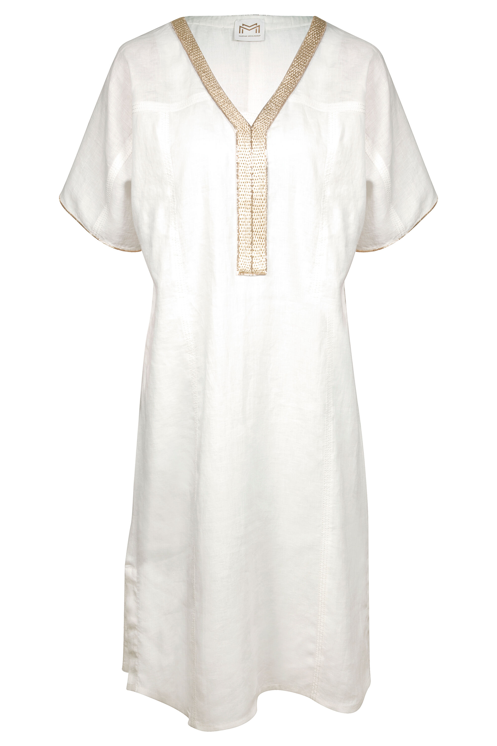 Maryan Mehlhorn HAND-EMBROIDERED CAFTAN