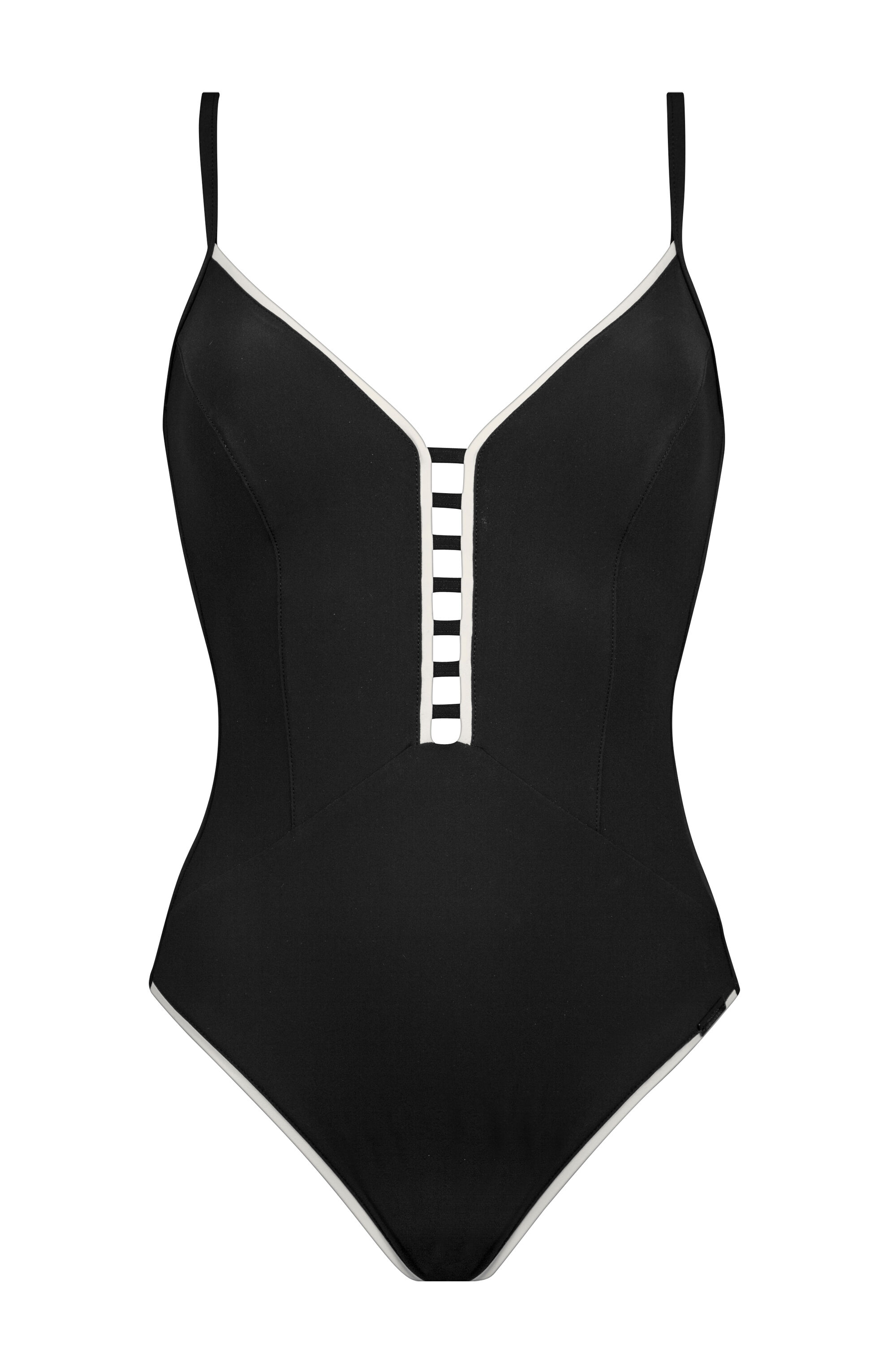 Swimsuit - 515 - Black-white 